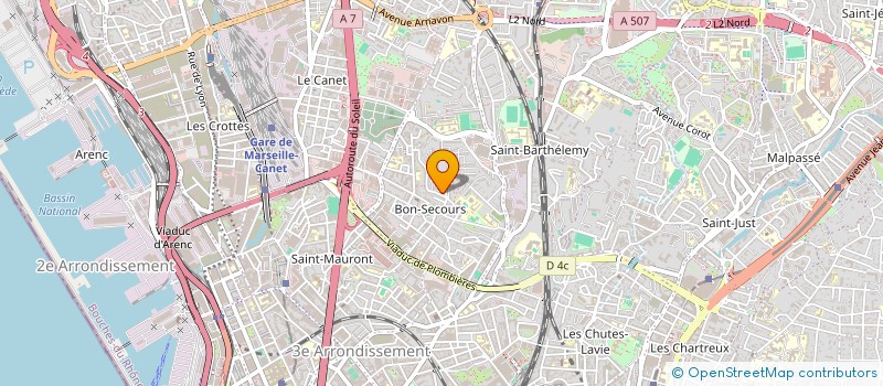 localisation de l'entreprise MADAME CAMILLE CASSAGNE-AGUILA à MARSEILLE