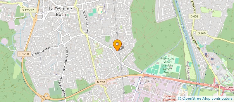 localisation de l'entreprise MADAME CAMILLE CASSOT à LA TESTE-DE-BUCH