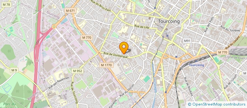 localisation de l'entreprise MADAME CAMILLE CATTE  TOURCOING