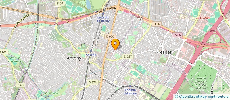 localisation de l'entreprise MADAME CAMILLE CECILE FAURE à ANTONY