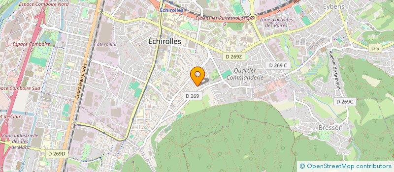 localisation de l'entreprise MADAME CAMILLE CELSE à ECHIROLLES