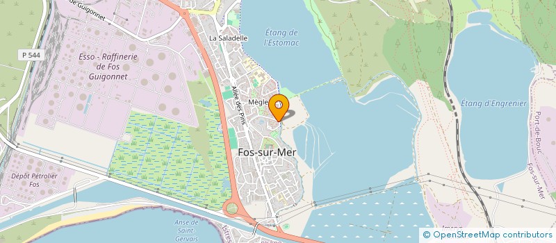 localisation de l'entreprise MADAME CAMILLE CERVANTES  FOS-SUR-MER