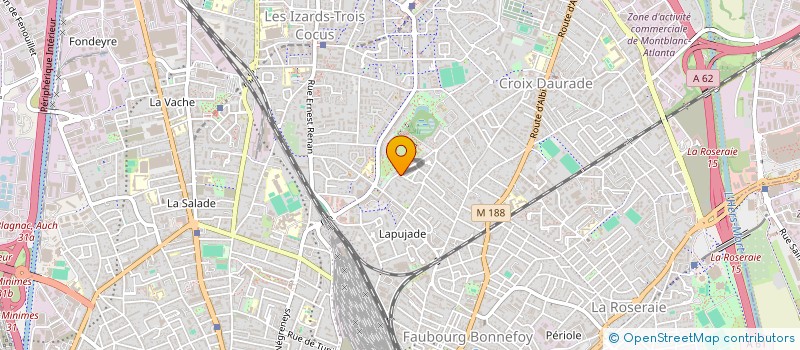localisation de l'entreprise MADAME CAMILLE CHABRIER  TOULOUSE