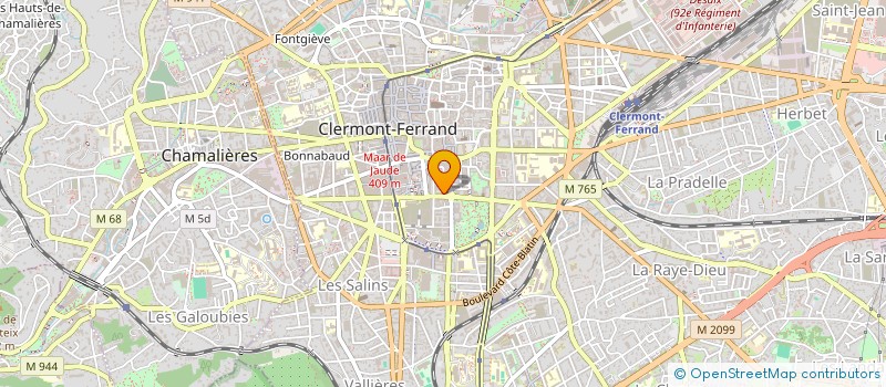 localisation de l'entreprise MADAME CAMILLE CHALEAT  CLERMONT-FERRAND