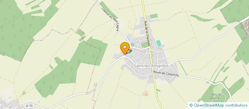 localisation de l'entreprise MADAME CAMILLE CHALON  CONTY