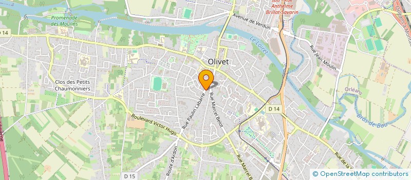 localisation de l'entreprise MADAME CAMILLE CHANN à OLIVET