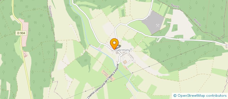 localisation de l'entreprise MADAME CAMILLE CHANOIR  GERMINY