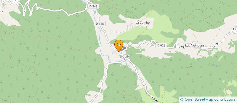 localisation de l'entreprise MADAME CAMILLE CHANRON  BOULC