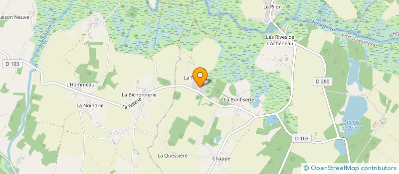 localisation de l'entreprise MADAME CAMILLE CHAOUCHE  PORT-SAINT-PERE