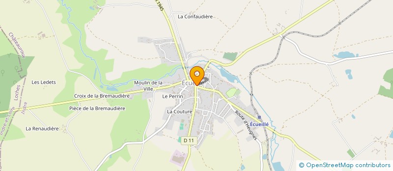 localisation de l'entreprise MADAME CAMILLE CHARBONNIER à ECUEILLE