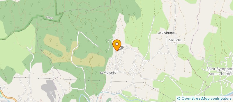 localisation de l'entreprise MADAME CAMILLE CHAREYRE  CHOMERAC