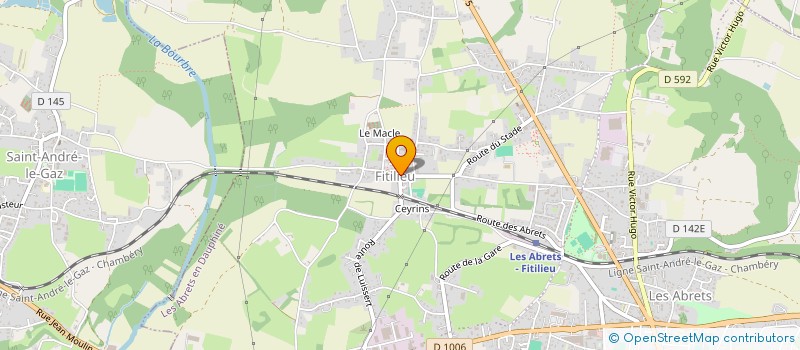 localisation de l'entreprise MADAME CAMILLE CHARLES à LES ABRETS-EN-DAUPHINE