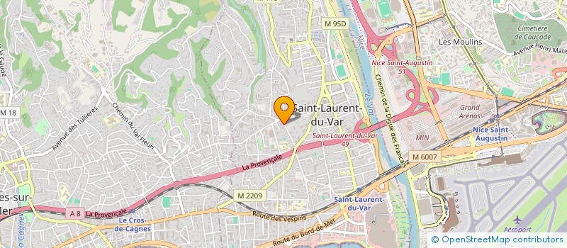 localisation de l'entreprise MADAME CAMILLE CHARLES  CANNES