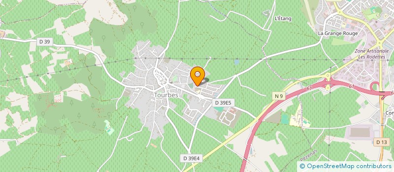 localisation de l'entreprise MADAME CAMILLE CHARRE  TOURBES