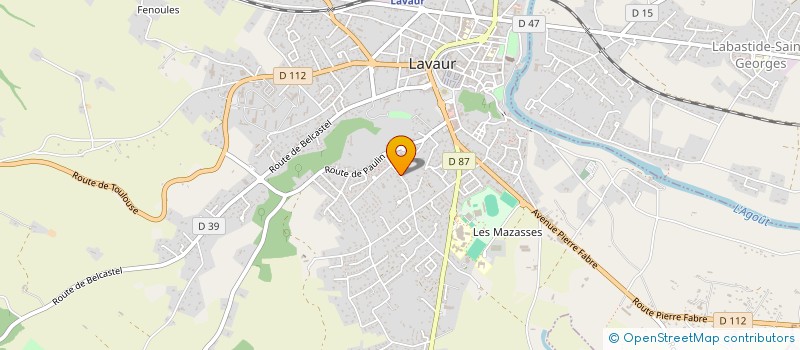 localisation de l'entreprise MADAME CAMILLE CHARRIER à LAVAUR