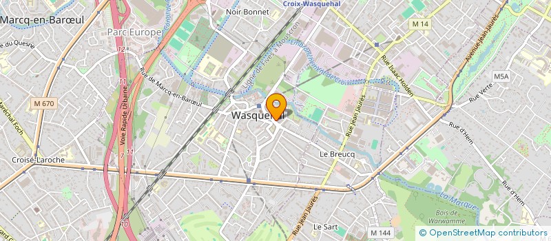 localisation de l'entreprise MADAME CAMILLE CHARVET  WASQUEHAL