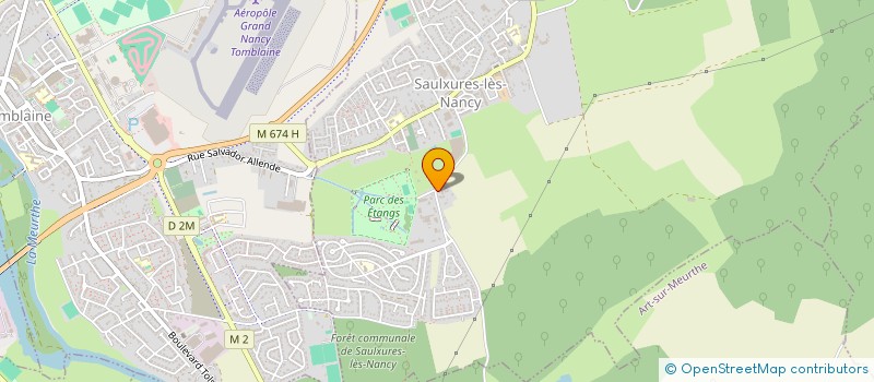 localisation de l'entreprise MADAME CAMILLE CHASSATTE-DERLON  SAULXURES-LES-NANCY