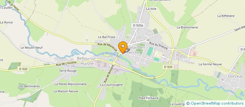 localisation de l'entreprise MADAME CAMILLE CHATOUX à REMALARD EN PERCHE