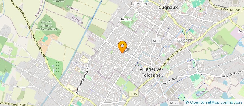 localisation de l'entreprise MADAME CAMILLE CHAUMARD à VILLENEUVE-TOLOSANE