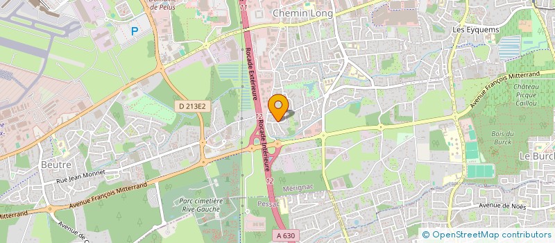 localisation de l'entreprise MADAME CAMILLE CHAUVIRE  MERIGNAC