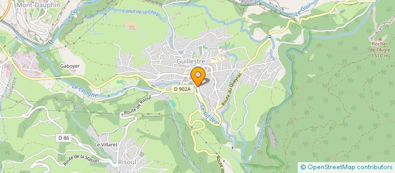 localisation de l'entreprise MADAME CAMILLE CHENE  GUILLESTRE