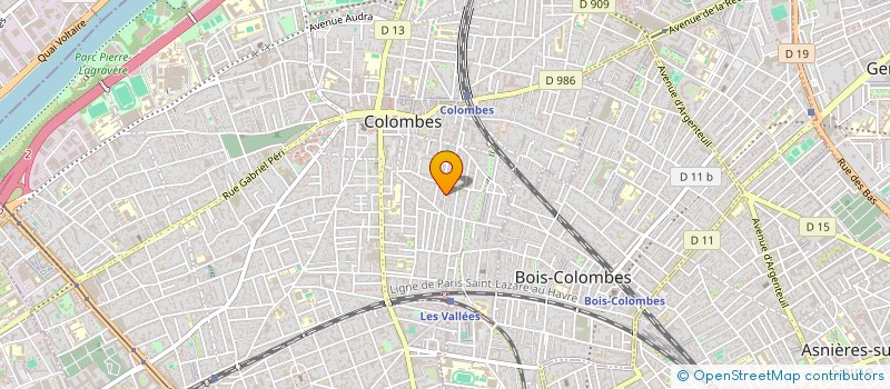 localisation de l'entreprise MADAME CAMILLE CHENEVIER à COLOMBES