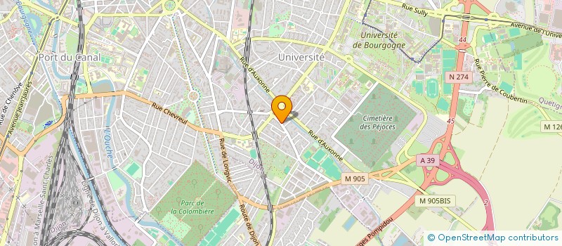 localisation de l'entreprise MADAME CAMILLE CHENEVIERE  DIJON