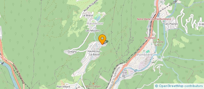 localisation de l'entreprise MADAME CAMILLE CHENU  MOUTIERS