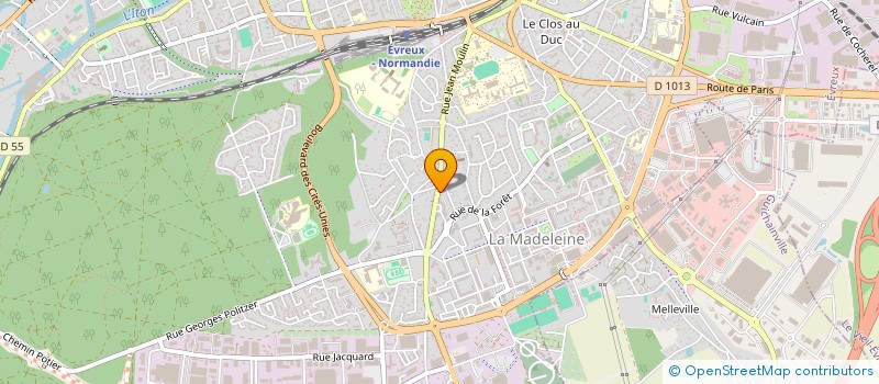 localisation de l'entreprise MADAME CAMILLE CHERAMY à EVREUX