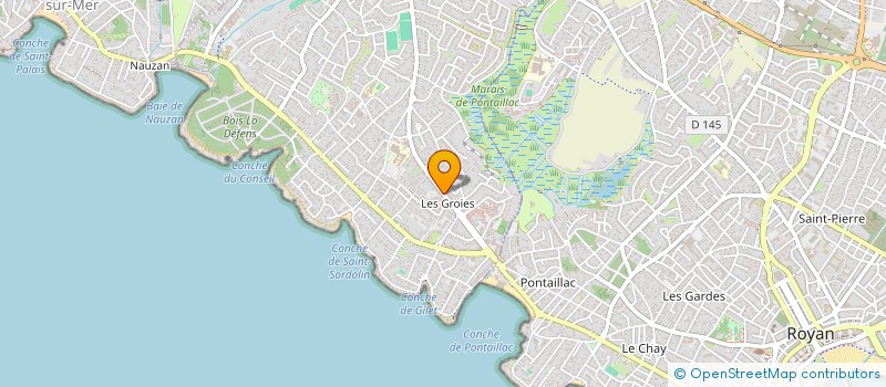 localisation de l'entreprise MADAME CAMILLE CHERRY  VAUX-SUR-MER