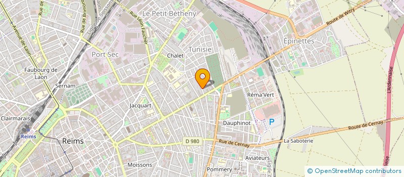 localisation de l'entreprise MADAME CAMILLE CHEVALIER  REIMS