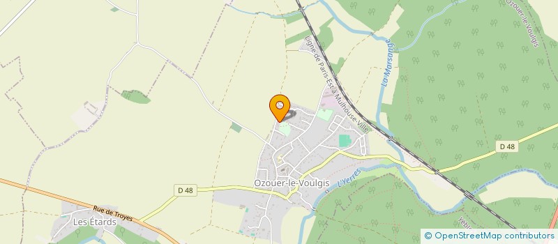 localisation de l'entreprise MADAME CAMILLE CHEVILLON  OZOUER-LE-VOULGIS