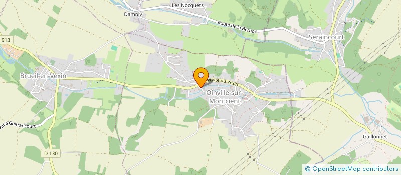 localisation de l'entreprise MADAME CAMILLE CHIBANI  OINVILLE-SUR-MONTCIENT