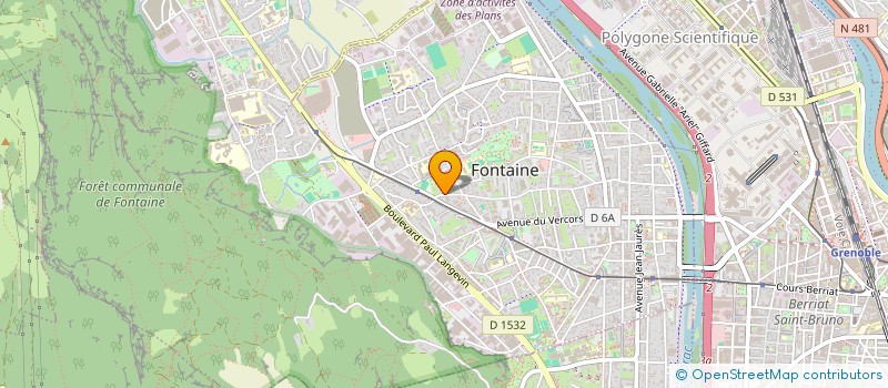 localisation de l'entreprise MADAME CAMILLE CHRETIEN  FONTAINE