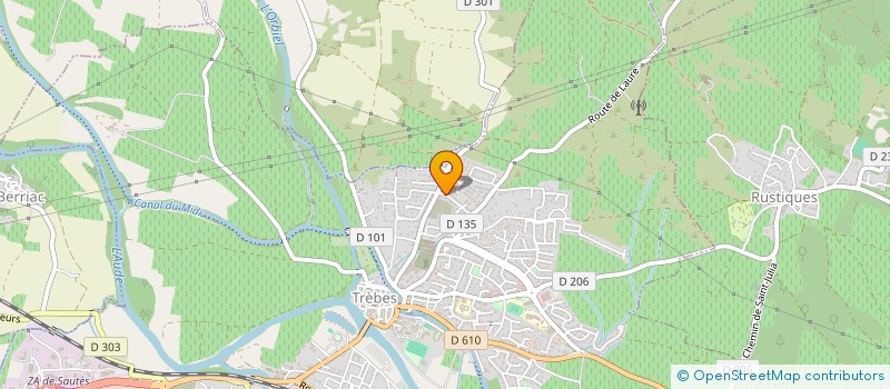 localisation de l'entreprise MADAME CAMILLE CICUTO  TREBES