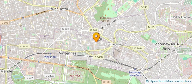 localisation de l'entreprise MADAME CAMILLE CIMPER à VINCENNES