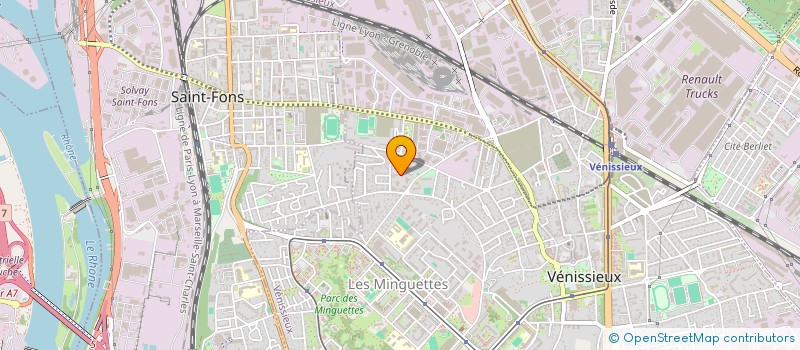 localisation de l'entreprise MADAME CAMILLE CLAIRICIA  VENISSIEUX