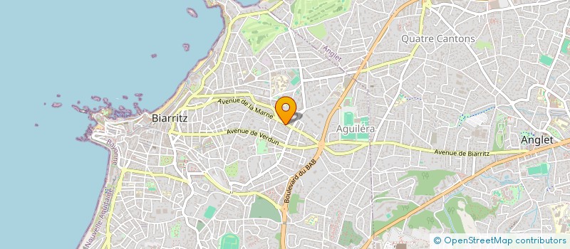 localisation de l'entreprise MADAME CAMILLE CLARACQ  BIARRITZ