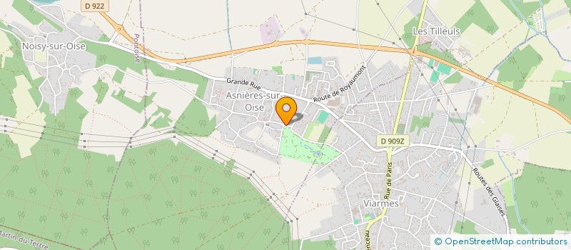 localisation de l'entreprise MADAME CAMILLE CLAUDEL  ASNIERES-SUR-OISE