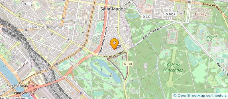 localisation de l'entreprise MADAME CAMILLE CLAUDIE SALMON  SAINT-MANDE