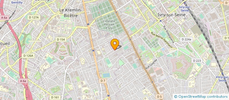 localisation de l'entreprise MADAME CAMILLE CLAUSTRE  IVRY-SUR-SEINE