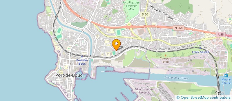 localisation de l'entreprise MADAME CAMILLE CLERC  PORT-DE-BOUC