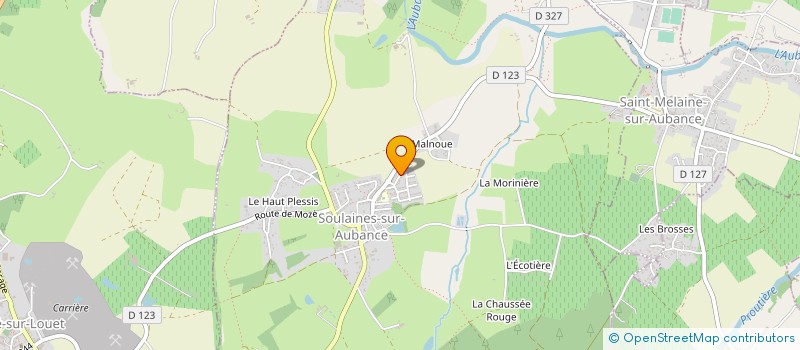 localisation de l'entreprise MADAME CAMILLE CLODIUS  SOULAINES-SUR-AUBANCE