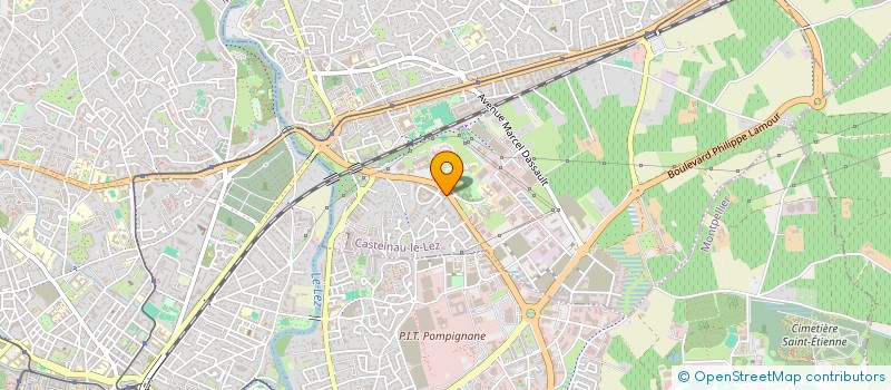 localisation de l'entreprise MADAME CAMILLE CLOUVEL  CASTELNAU-LE-LEZ