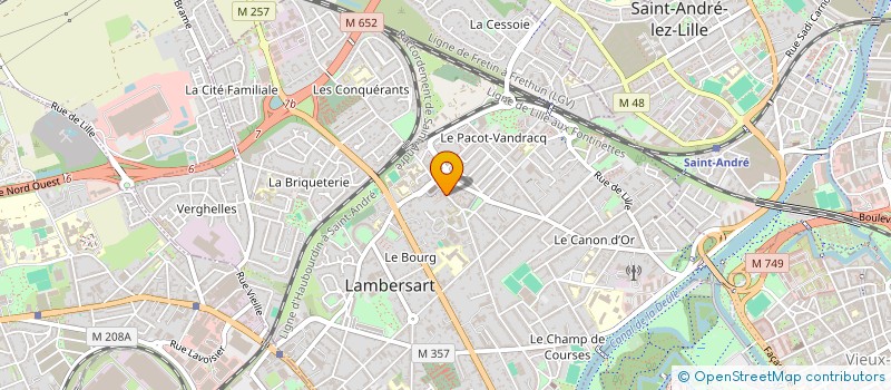 localisation de l'entreprise MADAME CAMILLE COEVOET à LAMBERSART