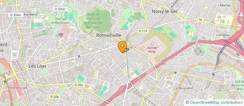 localisation de l'entreprise MADAME CAMILLE COHEN à ROMAINVILLE