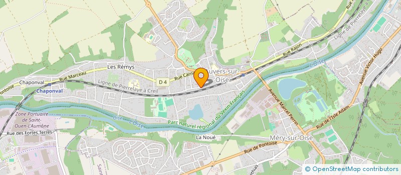 localisation de l'entreprise MADAME CAMILLE COIGNARD à AUVERS-SUR-OISE