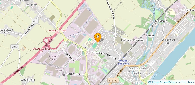 localisation de l'entreprise MADAME CAMILLE COLAS à MEUNG-SUR-LOIRE