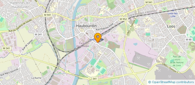 localisation de l'entreprise MADAME CAMILLE COLIN à HAUBOURDIN