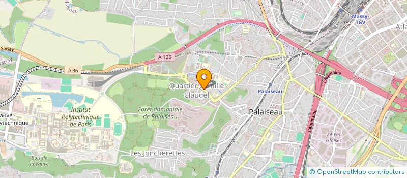 localisation de l'entreprise MADAME CAMILLE COLIN  VAUHALLAN